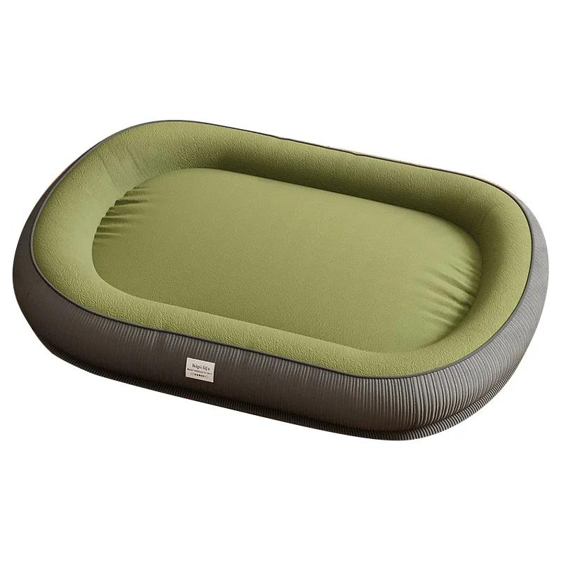 Cama para cachorro, espuma de memória macia, tapete para dormir para animais de estimação, cães pequenos e médios, gatos, canil quente, removível, antiderrapante, ninho para gatos, suprimentos para animais de estimação