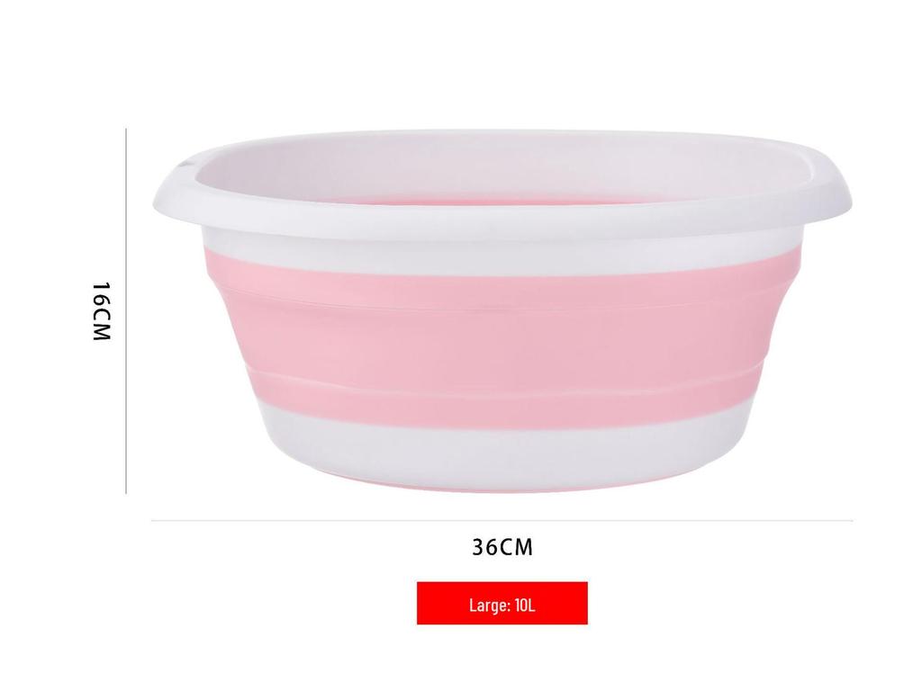 Portable Square Folding Washbasin - Ideal for Baby Baths, Outdoor Use, and Dormitory Laundry