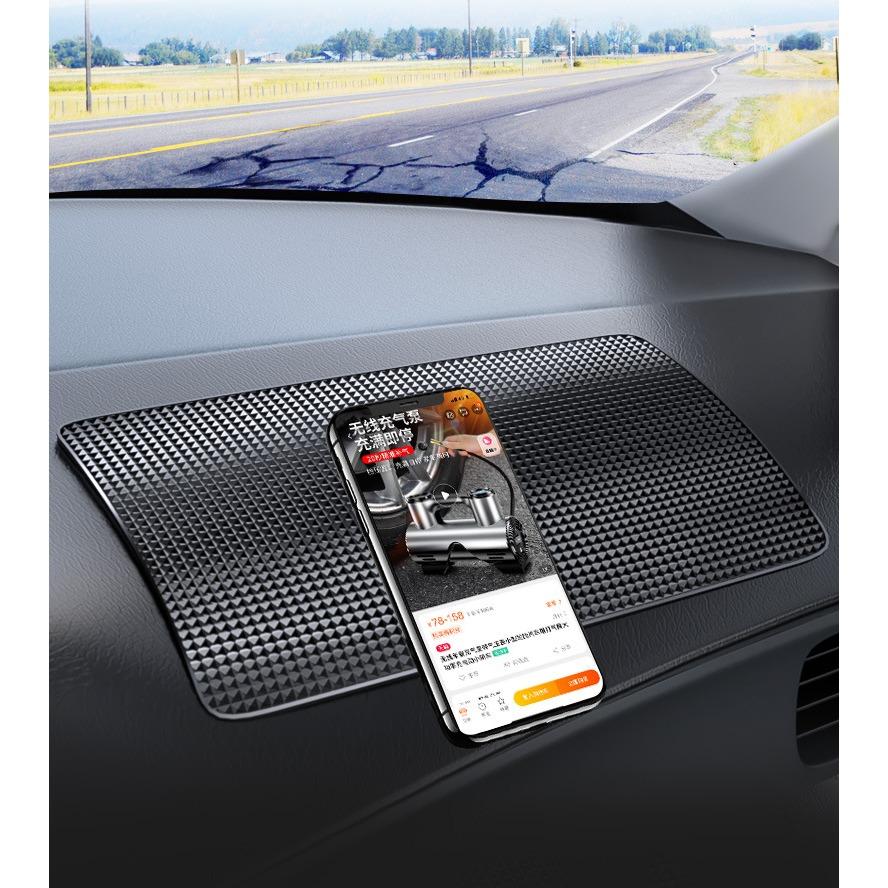 Pack of 2 Non-Slip Mat for Car Dashboard Non-Slip Pads Silicone Fixing Cushion Used for Car Decorations, Glasses, Mobile Phones