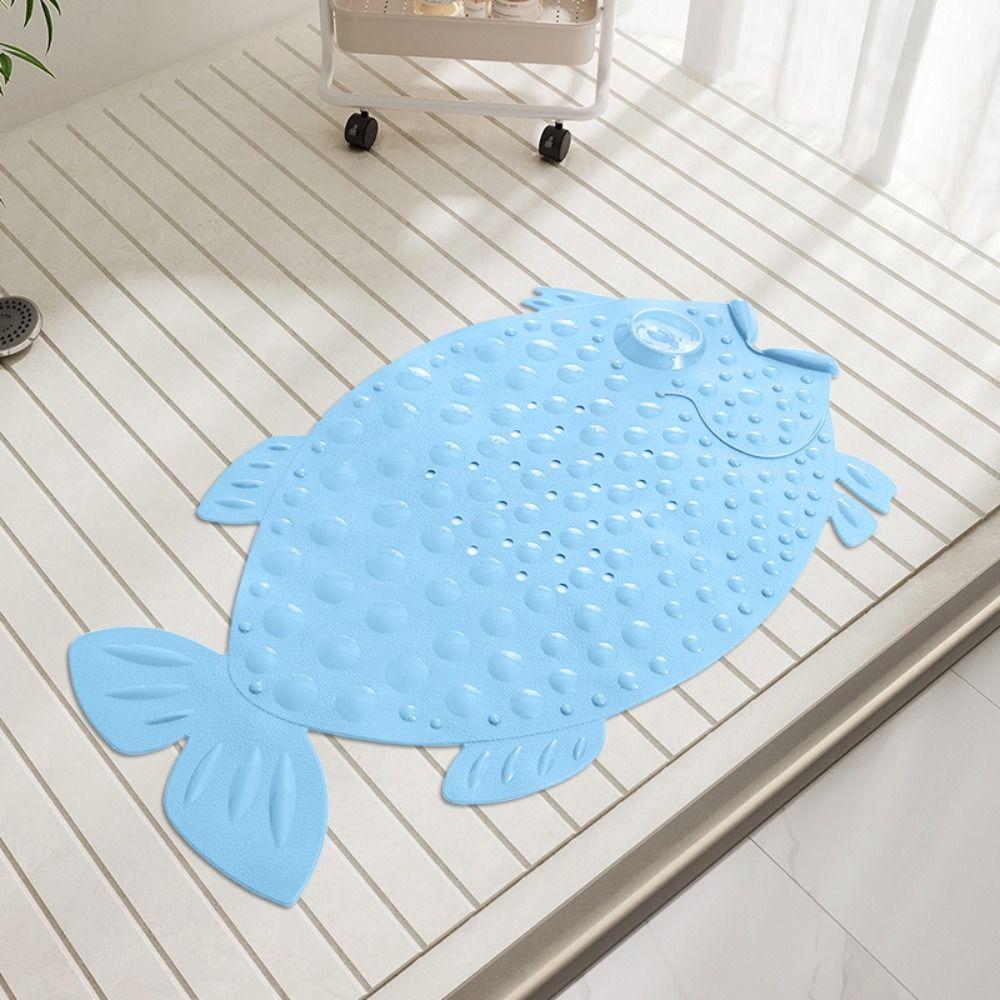Creative Bathroom Non Slip Pad Cartoon Massage Pad Bathing Accessories Foot Pedal  Toilet
