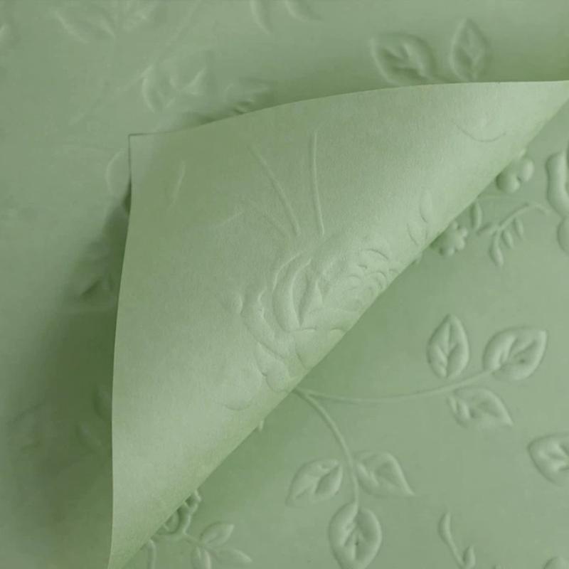 10pcs 58*58cm Art Paper Waterproof Flower Waterproof 3D Relief Art Paper Flower Valentine's Day Gift Packaging Kraft Papers Flower Shops Materials
