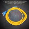 9.8ft SC LC Fiber Optic Patch Cord PVC Singlemode Jumper Cable for Network  less than br more than