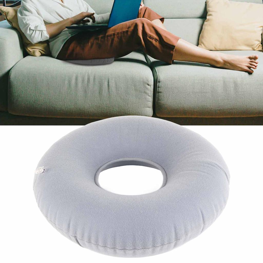 39cm Donut Pillow Cushion Inflatable Ring Cushion Round Seat Pillow For Hemorrhoids Pregnancy