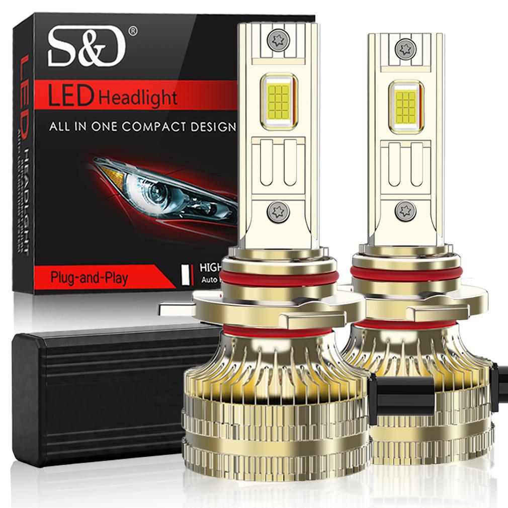 2 Stück H4 H7 LED-Scheinwerferlampen 6000K H1 H8 H11 LED 9005 HB3 9006 HB4 AutoLampe 9012 Hir2 Hohe Leistung 140W 70000LM Canbus CSP Chips Scheinwerfer