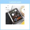 8 Slot Travel Watch Box Stylish Pu Leather Storage Case Organizer For Watches
