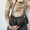 Wiosenna Retro Y2K Torba na Ramię Dwukolorowa Skórzana Wasteland 2024