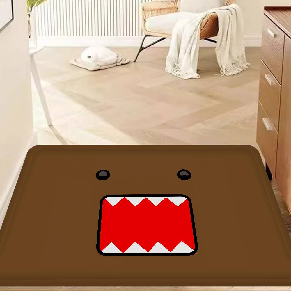 Cool Domo-kun Floor Mat Nordic Style Home Doormat Bathroom-Toilet Mats Bedroom Hotel Decor Mat