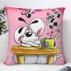 Federa per Cuscino Diddl Diddlina Cartone Animato Copricuscino Quadrato Stampato Federe Vintage per Sedia Divano Decorazione Casa