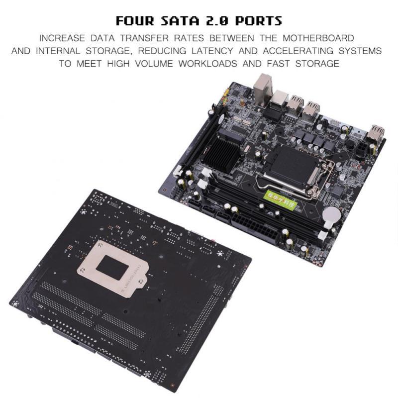 Desktop Computers Motherboard P55 4Ports USB 2.0 Mainboard 6 Channel for Game Lovers fosa Computer Gaming Motherboard Desktop Computers Motherboard P55 4Ports USB 2.0 Mainboard 6 Channel for Game Lovers fosa Computer Gaming Motherboard