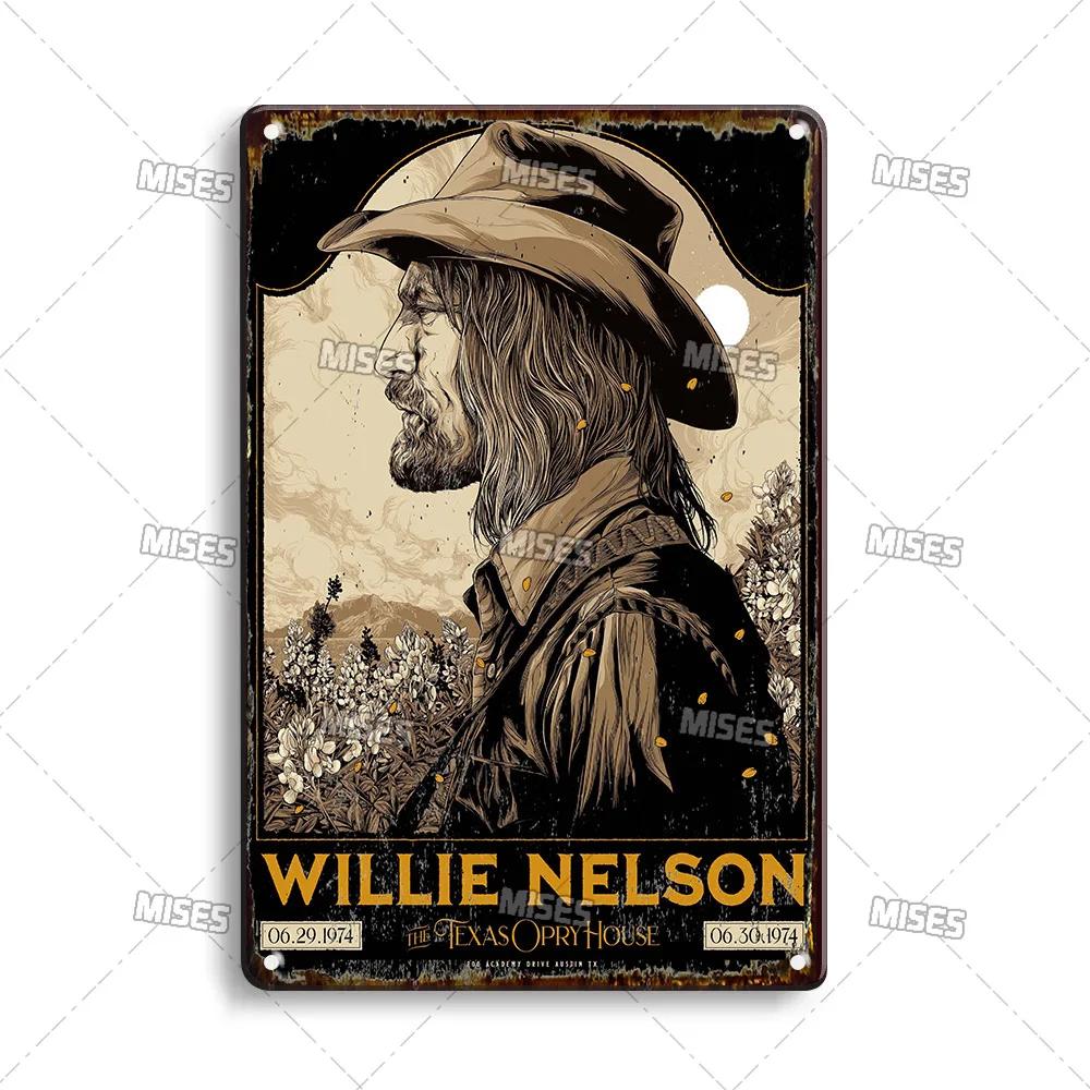 MISES ROCK Wanddekoratives Poster Metall Blechschild Musik Metallplakette Rostiges Band Metallschild Man Cave Zuhause Küche Industrielle Dekoration