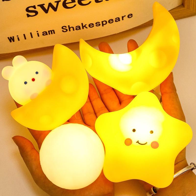Cartoon Luminous Night Light, High Appearance Level, Small Gift, Children's Cute Moon Night Light
