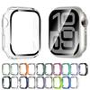 Tempered Glass+Case For Apple Watch 11 10 Cover 46mm 42mm 38mm 40mm 41mm 44mm 45mm Screen Protector for iWatch 9 8 7 6 5 4 SE