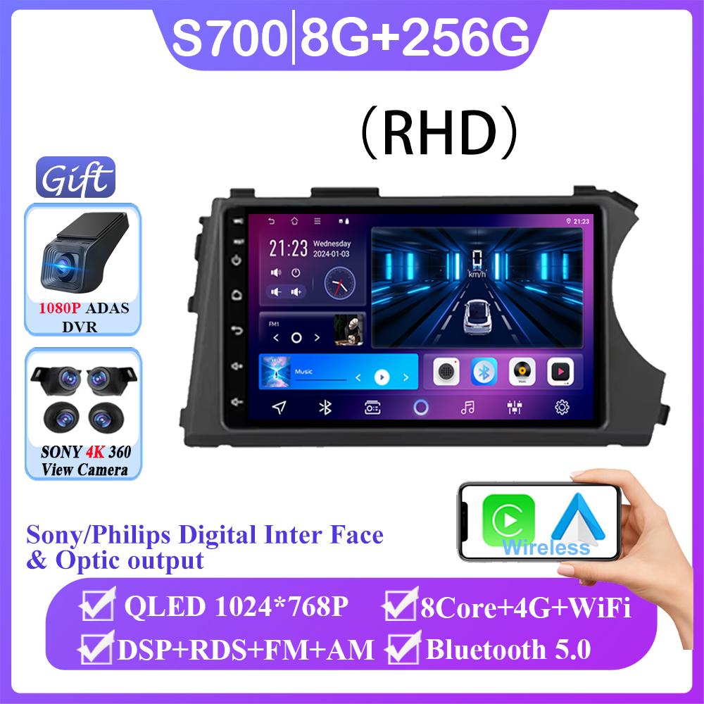 Car Android 14 Carplay For Ssangyong Kyron Actyon 2005-2013 Auto Radio Stereo Multimedia Video Player Navigation No 2din DVD BT
