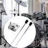 Bass Drum Legs Drum Stands Leg Professional Stable Anti Skid, Metal, Bass Drum Feet for Precussion Instrument Drum Replace, 1 Set