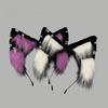 Furry Animal Ear Hairband Halloween Costume Accessory For Adults Kids Multiple Color Option Soft Practical Role Play