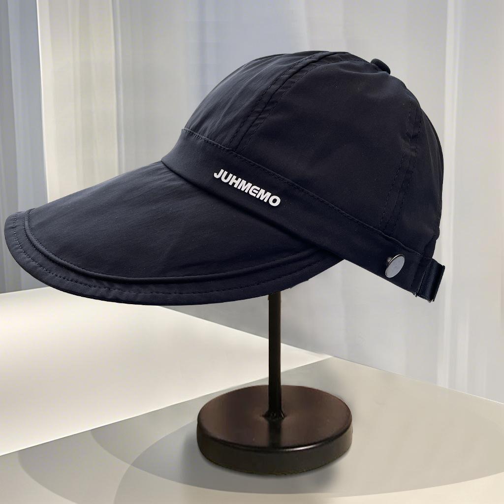 Ruth sunscreen hat women's summer can hang masks big head circumference wide brim cap outdoor quick drying bucket hat