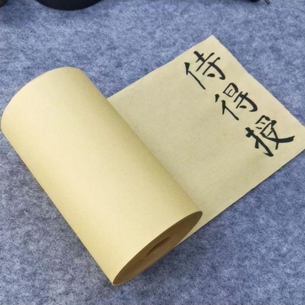 Clearance 100m Deckle Edge 30g Calligraphy Practice Paper Roll - Soft, Semi-Sized for Brush Pen Writing