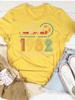 Vintage 1982 Limited Edition Print WoUnisex T Shirt Short Sleeve O Neck Loose WoUnisex Tshirt Ladies Tee Shirt Tops Camisetas Mujer