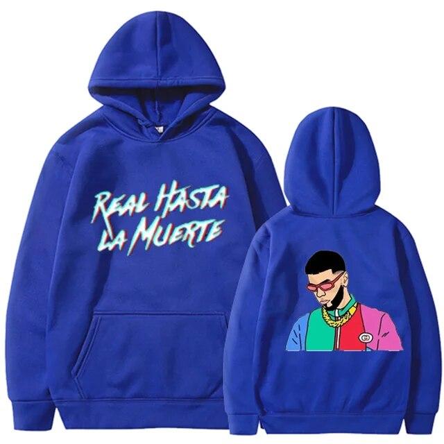 2022 NEW Printed Hoodies Sweatshirt Coat Real Hasta La Muerte casual Tracksuit Costume Unisex Women Clothing Anime Pullover Hoodie Unisex