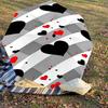 1PC Heart Love Automatic Open/Close Umbrella Compact Folding Umbrella with 8-Rib Shaft Lightweight Esign, Highquality Fabric1182A