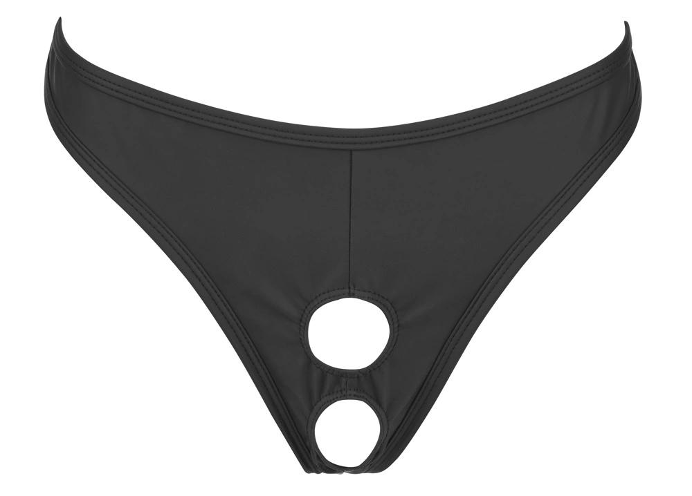 Svenjoyment - Sexy Men's Thong With Holes For Testicles And Penis M