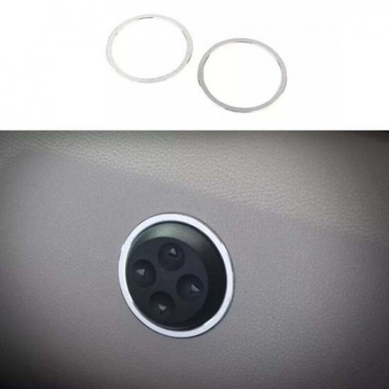 Button Switch Trim Car Seat Silver Aluminum Adjust Handle For Mercedes-Benz GLC
