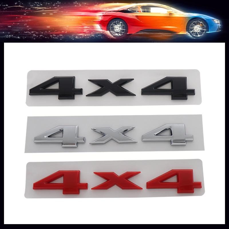 3D Premium ABS 4X4 Buchstabenaufkleber Für SUV Offroad Heckstoßstange Plakette Auto Heckklappe Emblem Zubehör Außendekoration