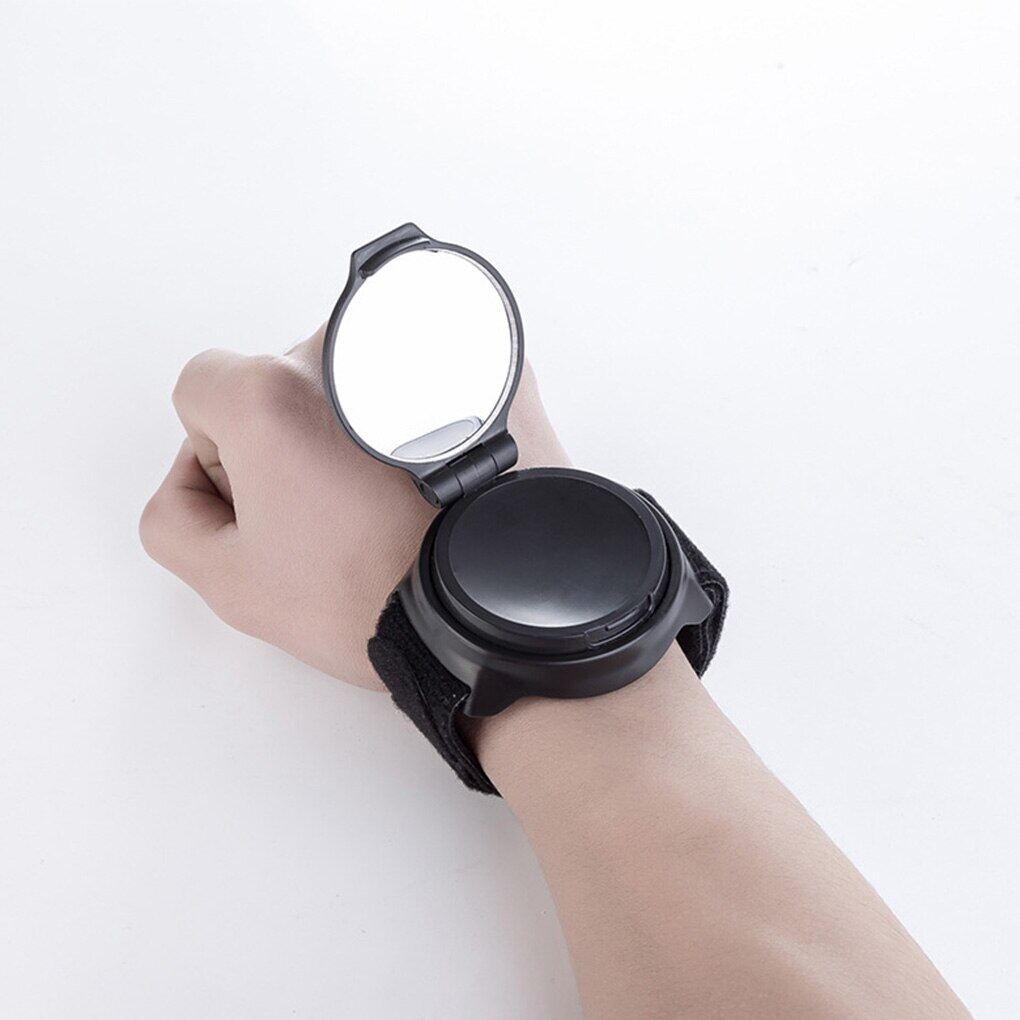 OLIKEI Tragbarer Fahrradreflektor, Fahrradrückspiegel mit Handschlaufe, drehbarer Fahrradrückspiegel, MTB-/Rennradzubehör