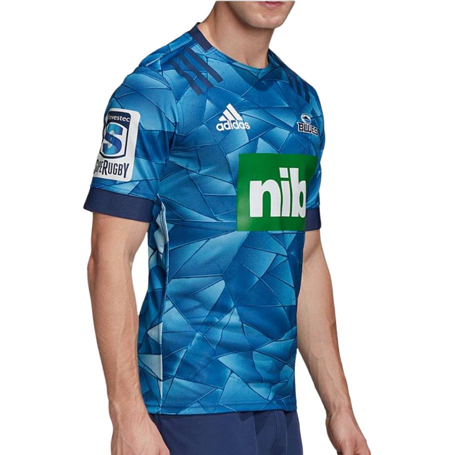 Adidas BAJU LELAKI SPORT PLANET 39 35 Rugby Jersey Men's Royal Trace ED7931