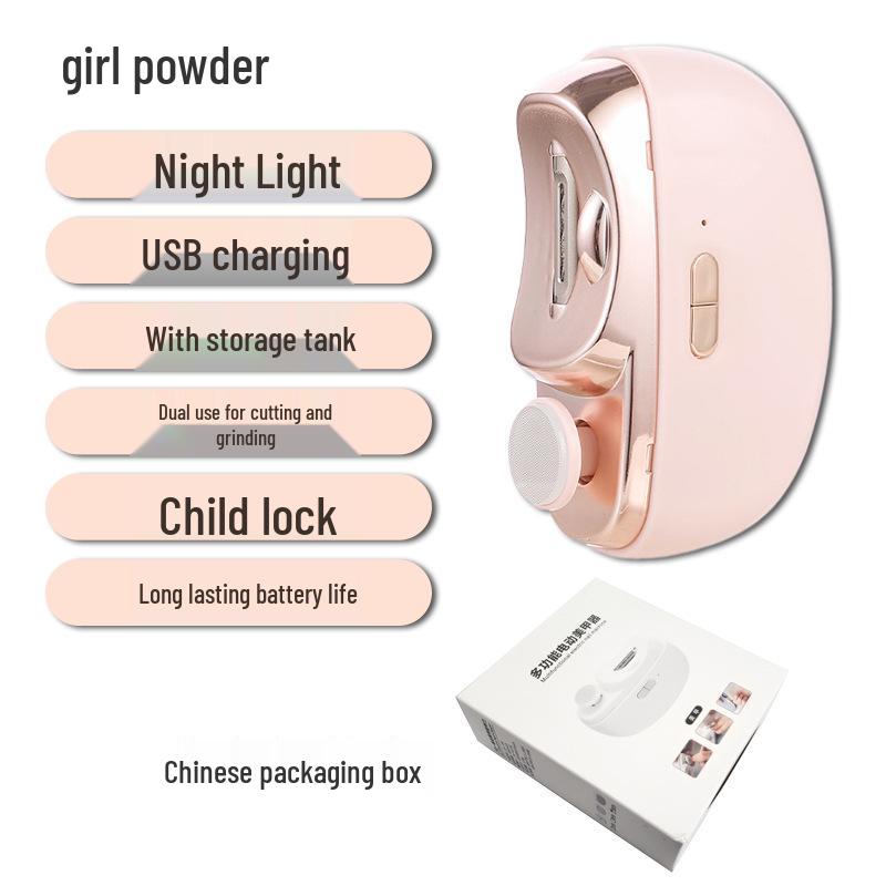 Automatic Electric Nail Clipper & Grinder - Safe, Multi-Function Tool for Children & Adults