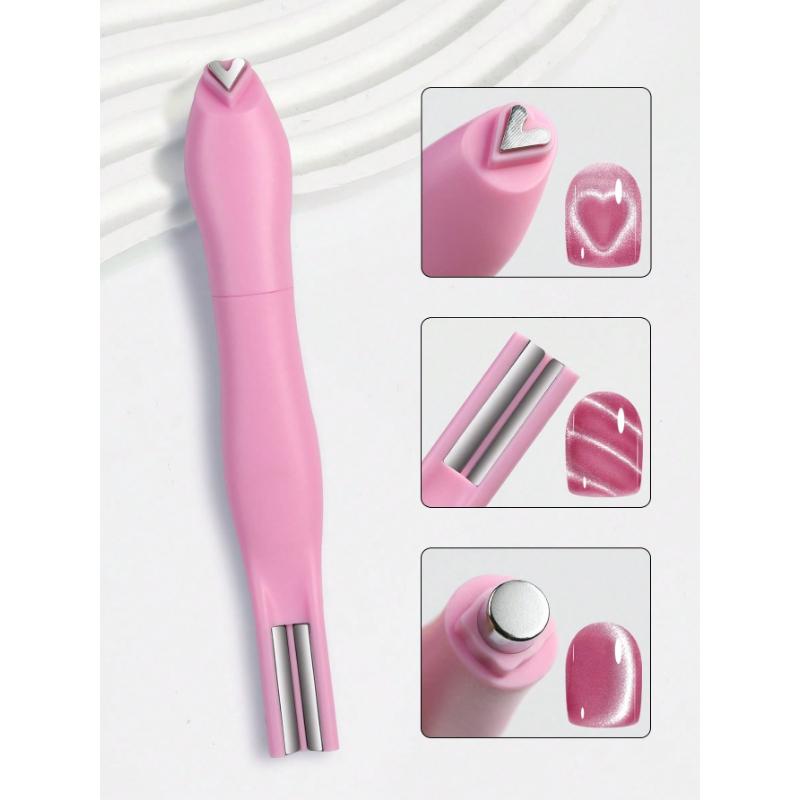 Cat's Eye Magnet Nail Art Snake Pattern Love Cat's Eye Magnet Removable Multifunctional Rocket Powerful Magnet