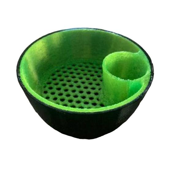 3D Printed Nut Seeds Bowl Snack Storage Container Double Dish with Shell Compartment Pistachios Cherries Fruits Candy Serving Bowl