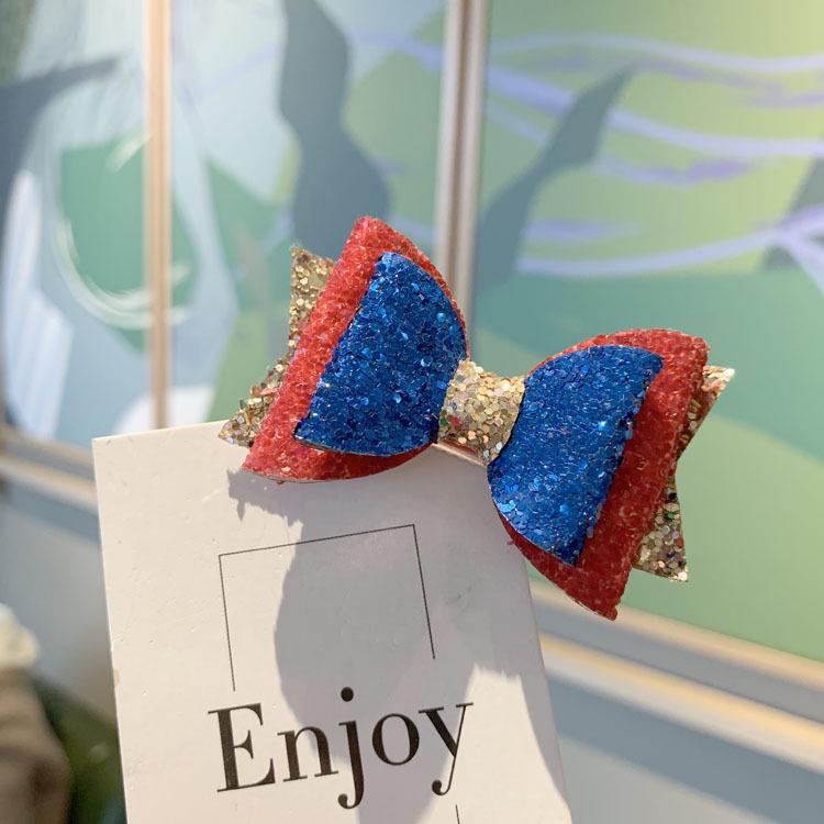 Korean Style Children's Sparkly Bow Hair Clips - Princess Hair Accessories