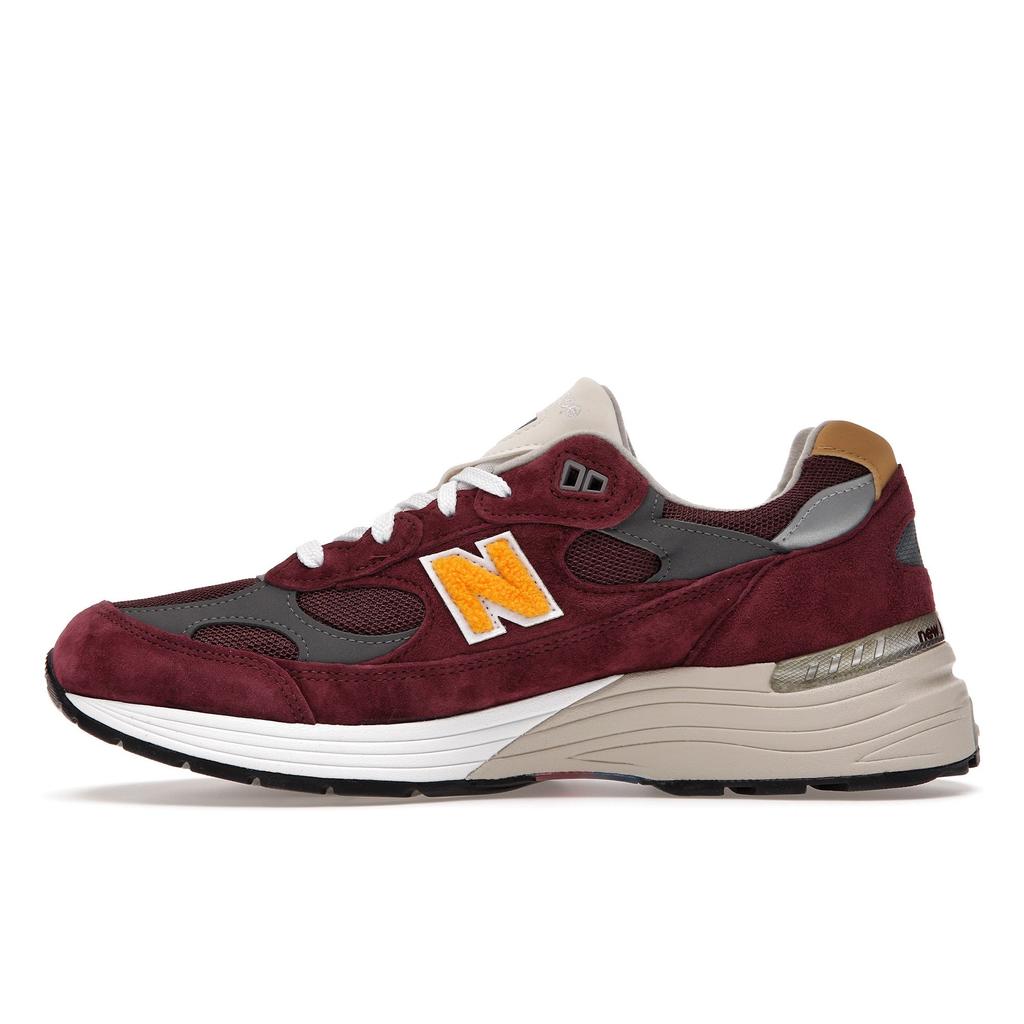 New Balance 992 Made in USA Burgundy Men Sneakers Rød Hvit M992CA