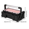 Tool Box Hardware Storage Organizer Small Part Case Portable Plastic Tackle Container with Removable Dividers
