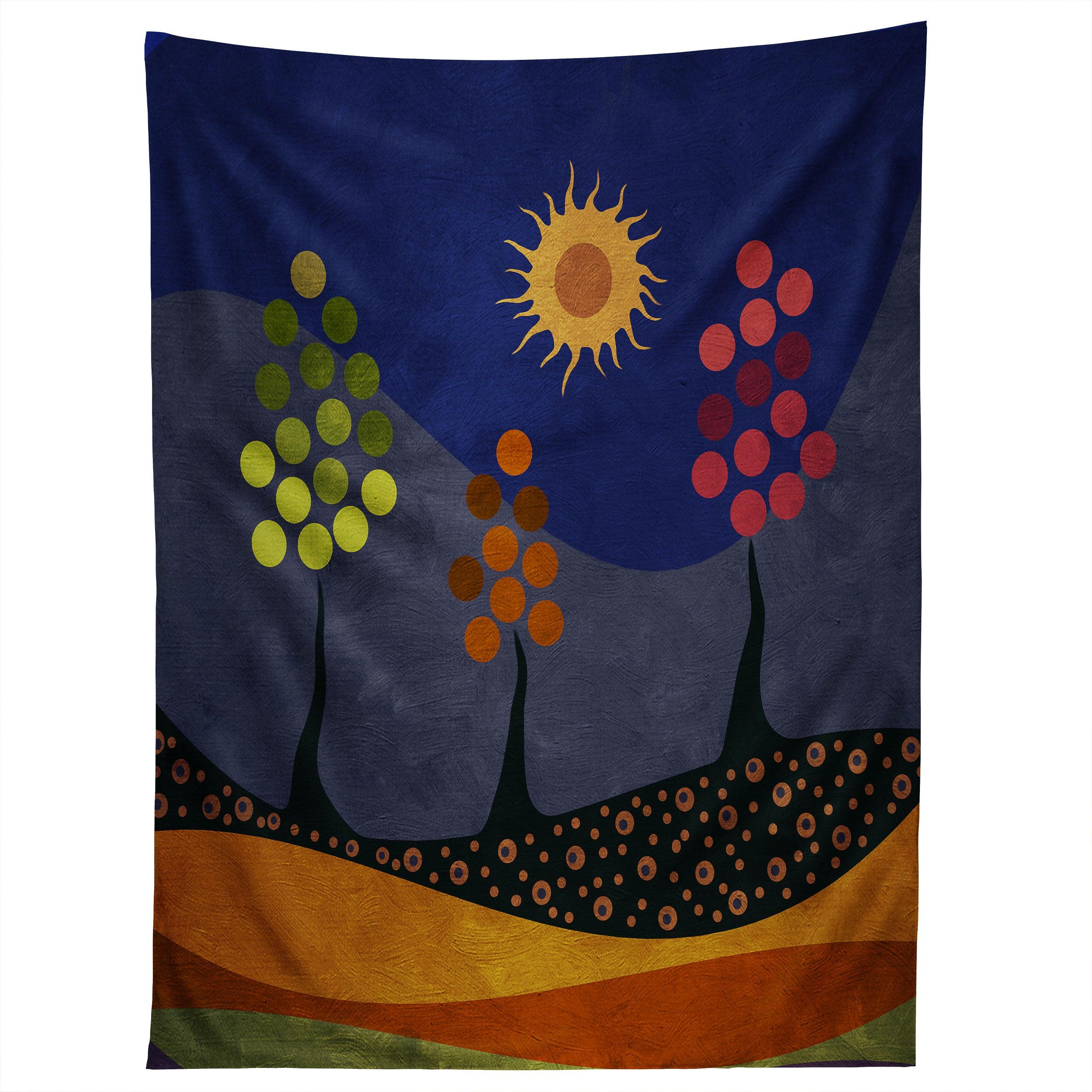 PAISAJE Y COLOR tapestry 75x100 чёрный