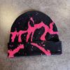 Y2K Print Knitted Hat Autumn And Winter Street  Unisex Warm Personal Versatile  Niche Beanies