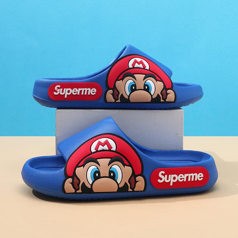 Comfortable Boys Summer Slippers For Kids With Cartoon Superhero Design In Multiple Colors And Sizes