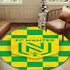 1PC rug Fc Nan-tes Crest Design Round mat Home Decor, Chair rug For livingroom,Bedroom, doormat home decor Birthday Gift Christmas Gifts