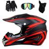 Full Face Motorcycle Helmet Off-Road Dirt Bike ATV Trail Riding Adult Unisex ABS Safety Gear S M L XL