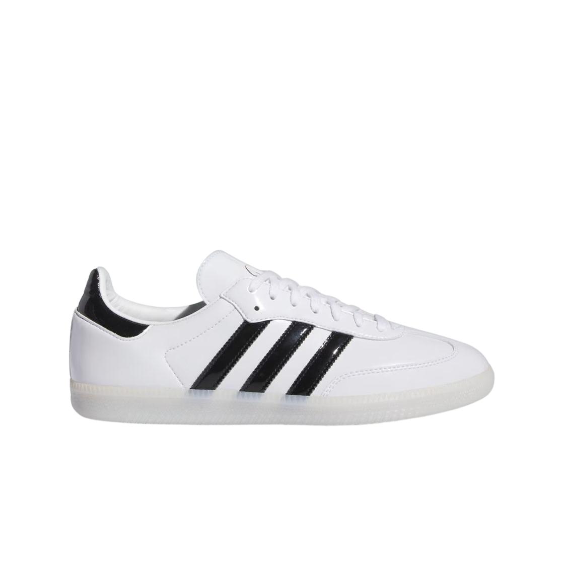 

Мужские кроссовки Adidas x Jason Dill Samba из лакированной кожи Cloud White Core Black IE5158