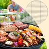 201 Stainless Steel round BBQ Grill Mesh Home Roast Nets Bacon Grill Tool Iron Nets barbecue accessories non-stick BBQ Mat Grid