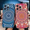 Mandala Style Pattern Soft Phone Case for iPhone 16 16E 17 Air 15 Pro Max 14 Plus 13 Mini 11 12 7 Black Cover Back Shell