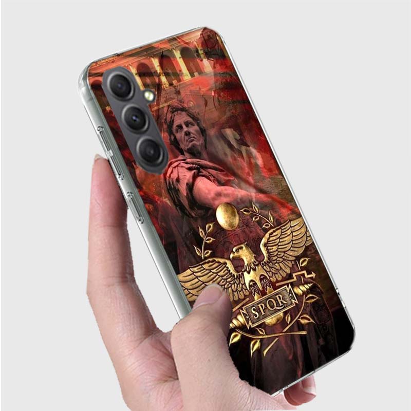 SPQR Roman Imperial Legionv Phone Case for Samsung A16 A26 A36 A56 A17 A37 A57 A07 A06 A02S A03 A04S A05S Galaxy Note 20 10 A50S