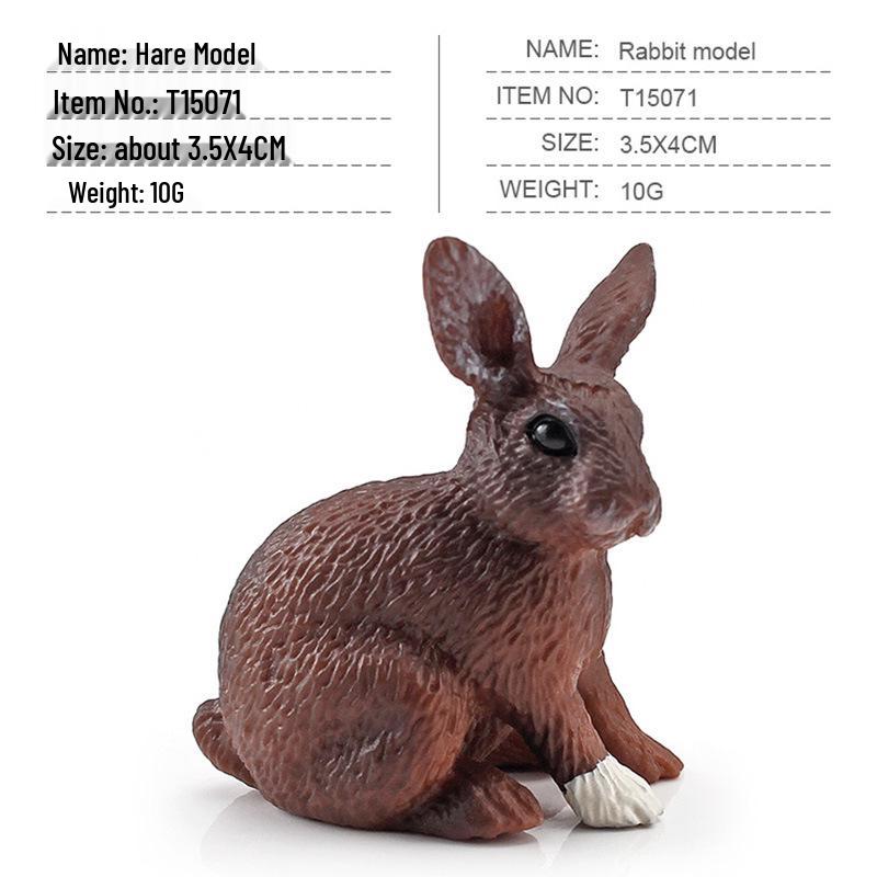 Cross-Border Farm Animal Miniature Model Set: Chickens, Ducks, Geese, Cows, and More