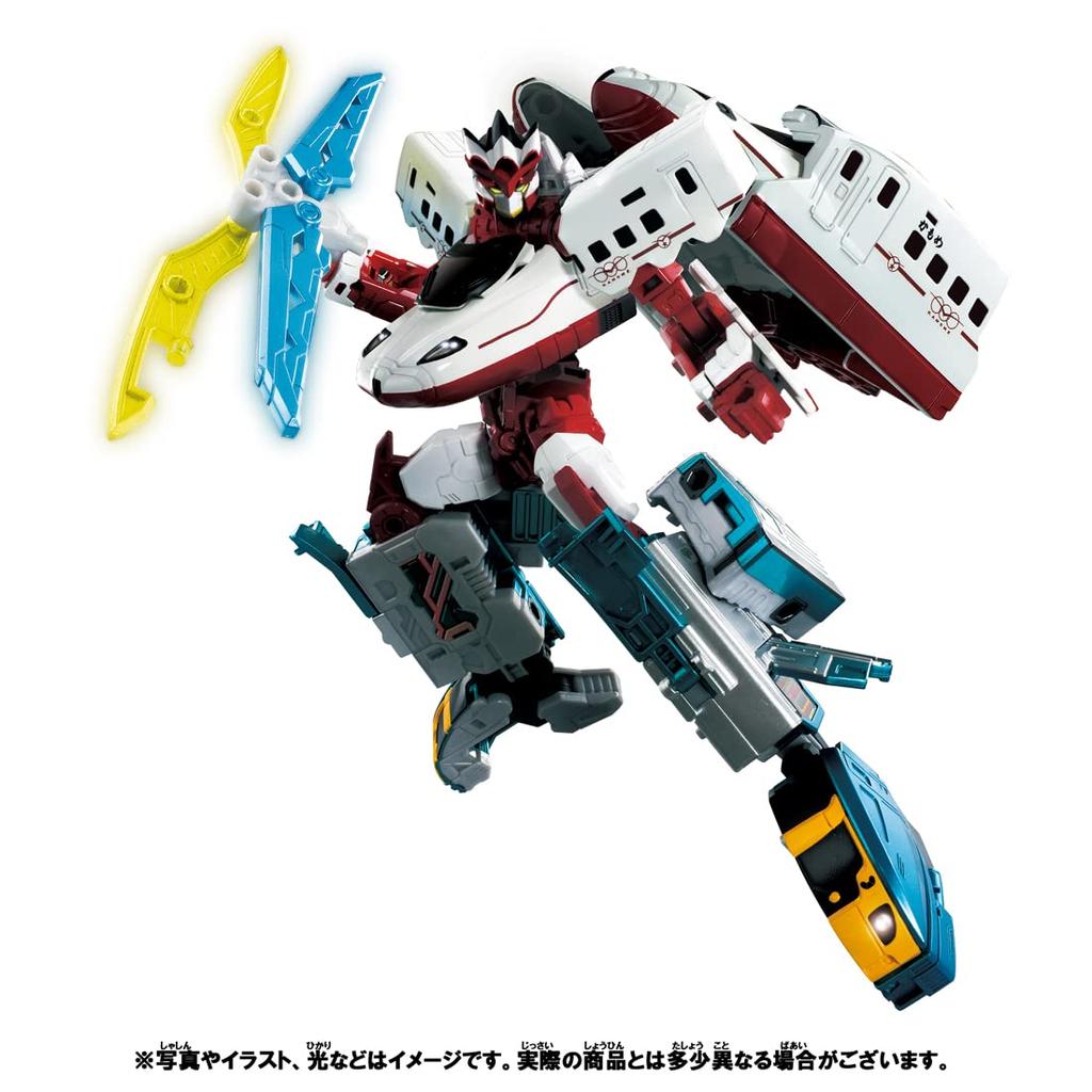 TAKARA TOMY Shinkansen Deformation Robot Shinkalion Z Shinkalion Z N700S Kamome Zairiner 883 Sonic Nichirin Train Train Toy 3 years old and above Toy