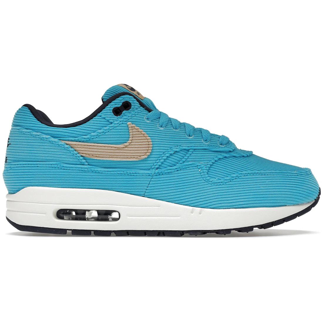 

Кроссовки Nike Air Max 1 Вельвет Балтийский синий(ФБ8915-400) 36.5