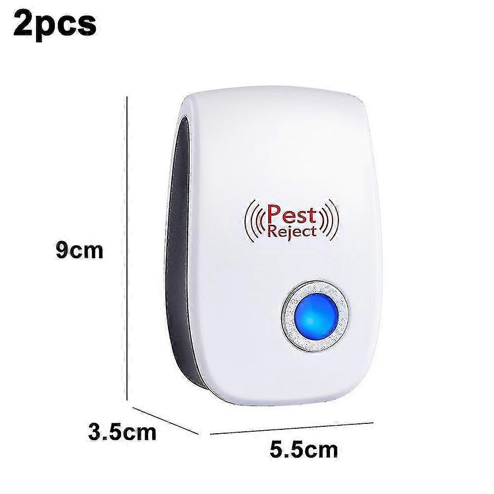 Two Pack Ultrasonic Mosquito Repellent Household Insect Repellent Ultrasonic Rat Repellent