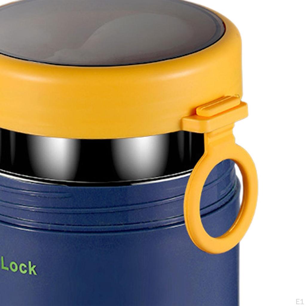 Soup Container Food Airtight Insulated 800ml with Spoon Lunch Pot Yogurt Cup