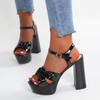 Sexy Women Pumps Party Club Platform High-heeled Shoes Summer Peep Toe Sandals